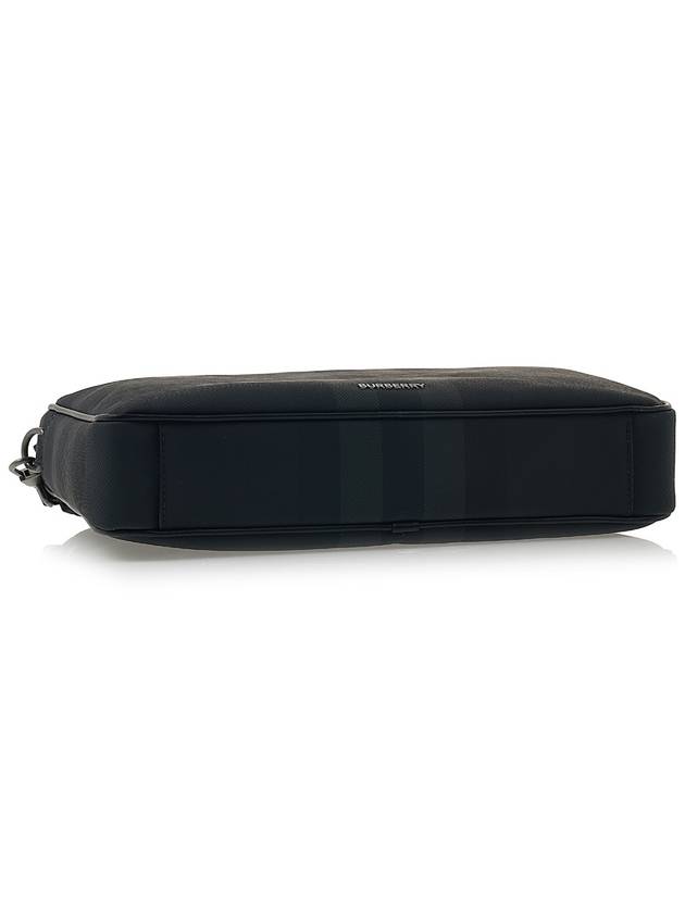 Burberry Rambler Check Cross Bag Charcoal