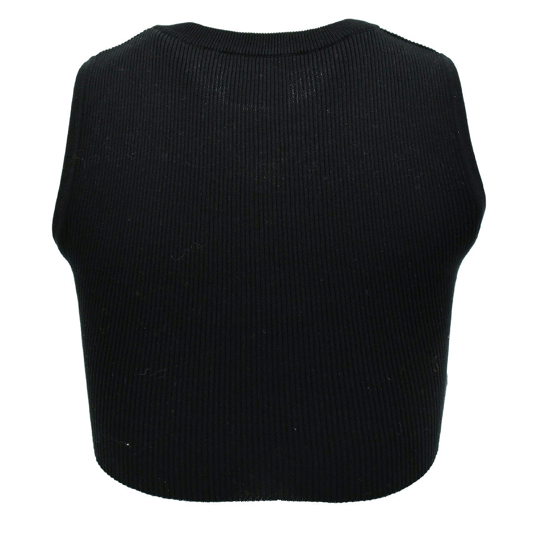 Top Quality Chanel Sleeveless Tops Black