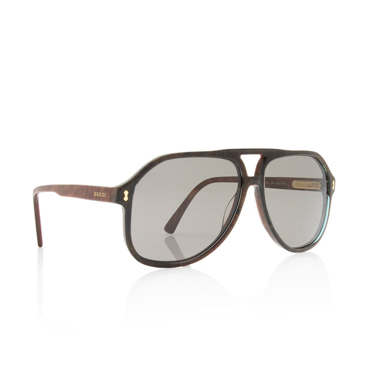 Gucci Oversize Aviator Sunglasses