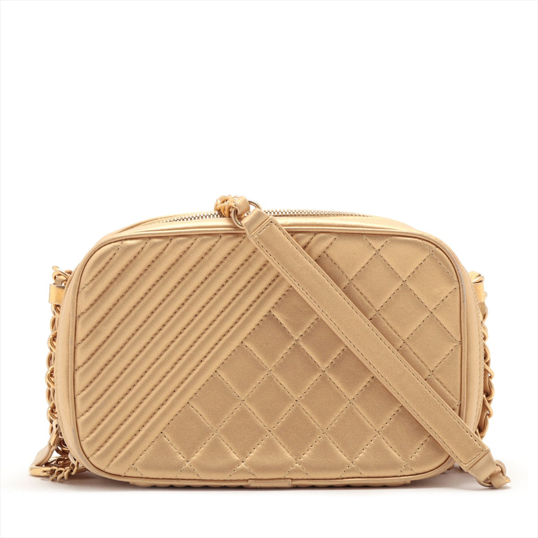 Top Quality Chanel Coco Charm Chain Shoulder Bag Gold Gold  20th