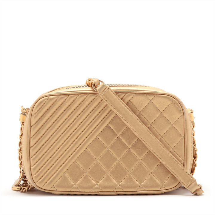 Top Quality Chanel Coco Charm Chain Shoulder Bag Gold Gold  20th