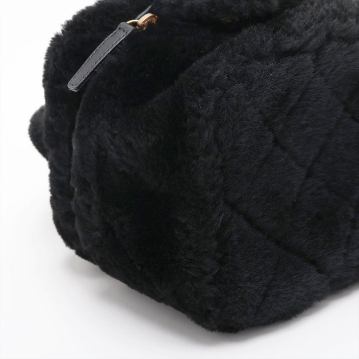 Top Quality Chanel Coco Sealing 2WAY Shoulder Bag Vanity Black G  AS3357