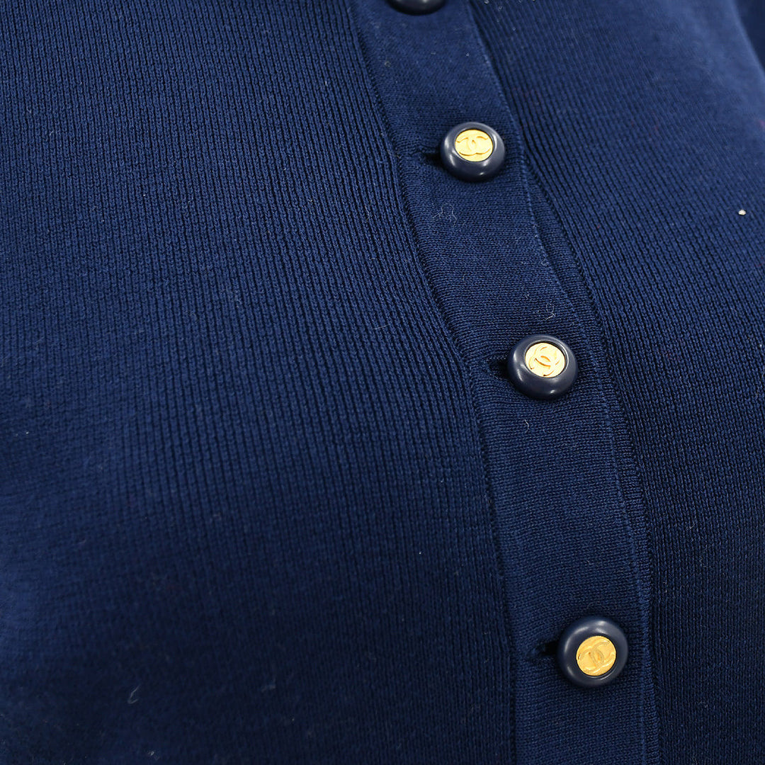 Top Quality Chanel Cardigan Navy 94P #42
