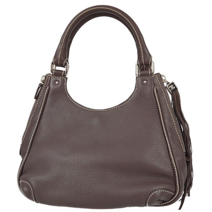 Top Quality Chanel 2003-2004 Brown Hobo Handbag