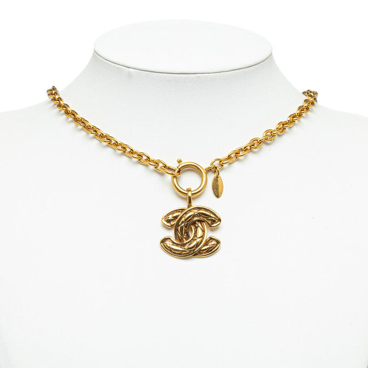 Top Quality Chanel Vintage Matrasse Coco Necklace G   Chanel
