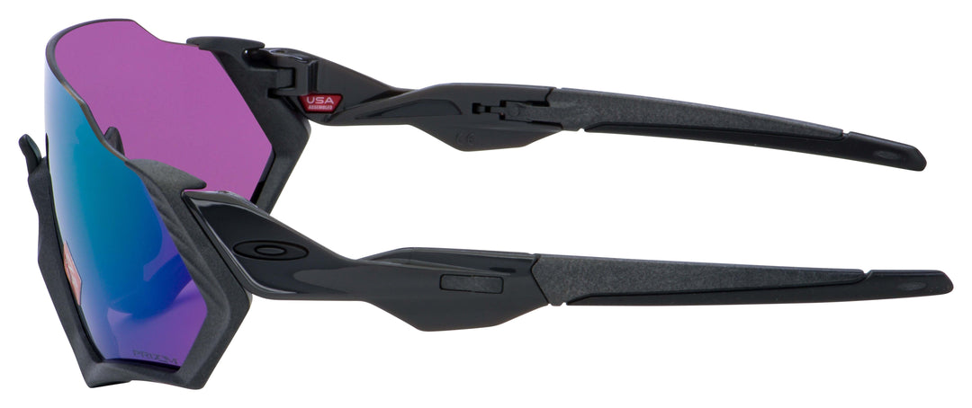 Oakley Men's OO9401-1537 Flight Jacket 99mm Steel Sunglasses
