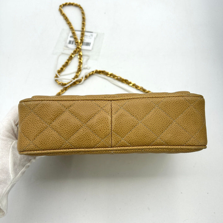 Top Quality Chanel Cabian Skin Chevron Fringe Chain Shoulder Bag Leather LA29807