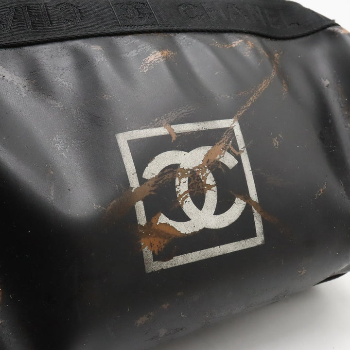 Top Quality Chanel Sports Line Shoulder Bag Black White A24984