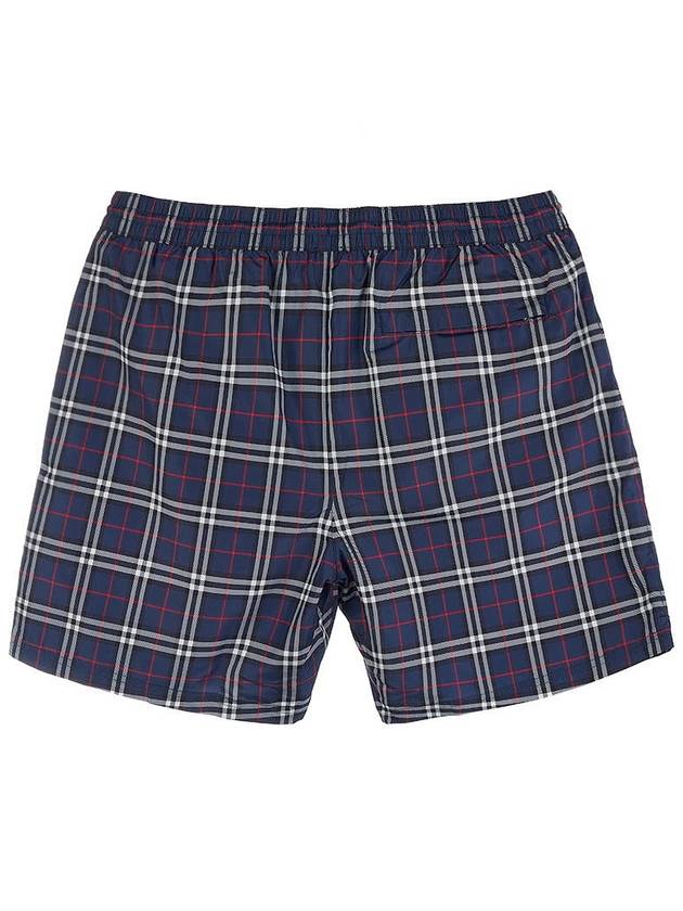 Burberry Check Swim Shorts Navy