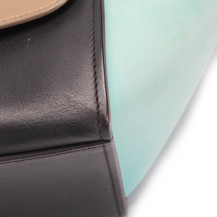 Celine Tri-Color Leather Trapeze