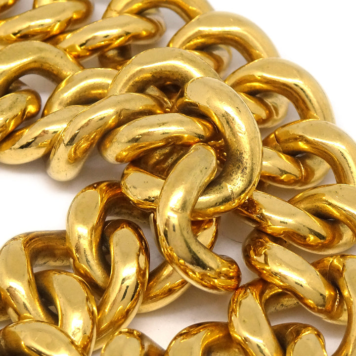 Top Quality Chanel Turnlock Chain Pendant Necklace Gold 96A