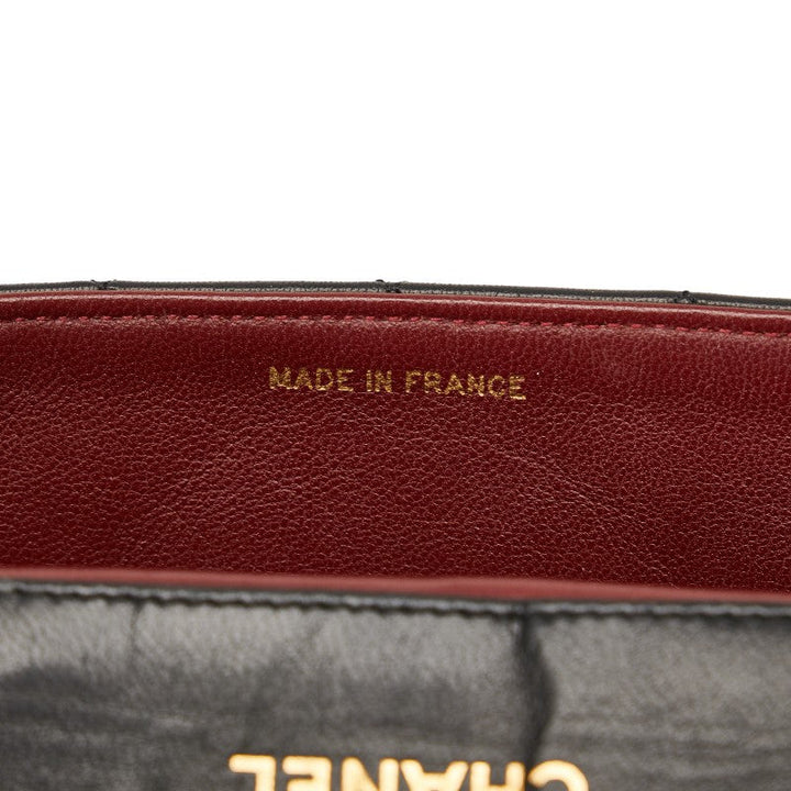 Top Quality Chanel Matrasse Flap Bag in Lambskin Black Ladies