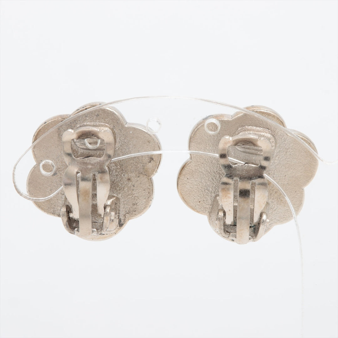 Top Quality Chanel Camera 98P ear rings for both ears metal silver,
