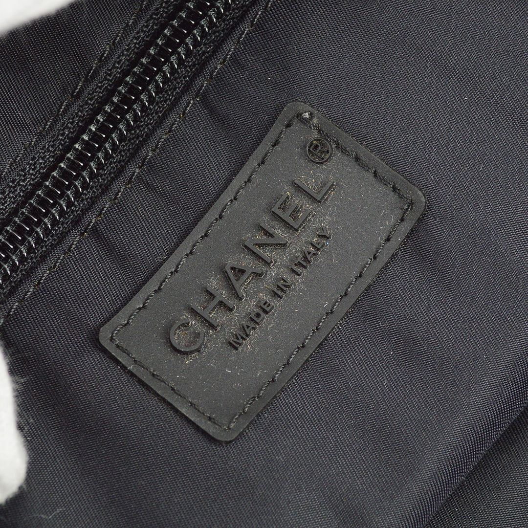Top Quality Chanel Black Nylon Sport Line Duffle Gym Bag