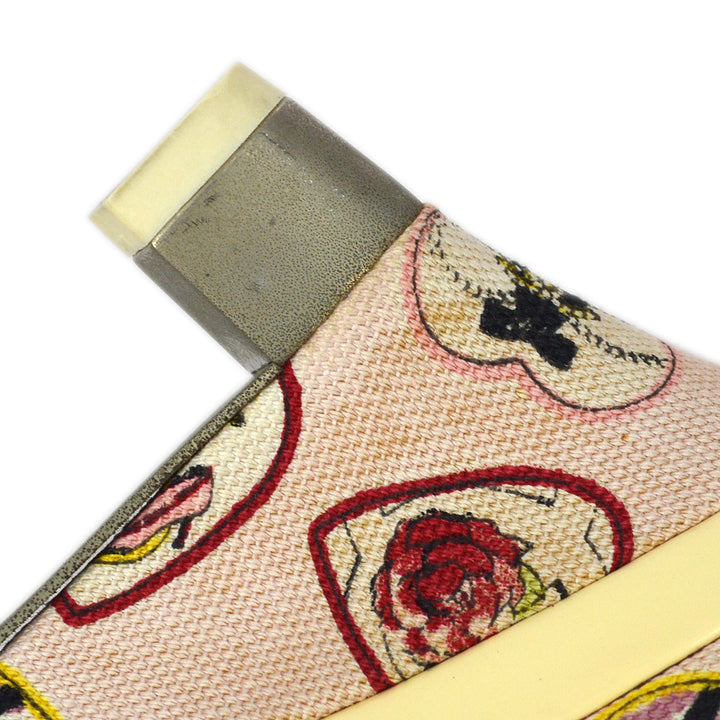 Top Quality Chanel * Pink Valentine Sandals Mules Shoes #35