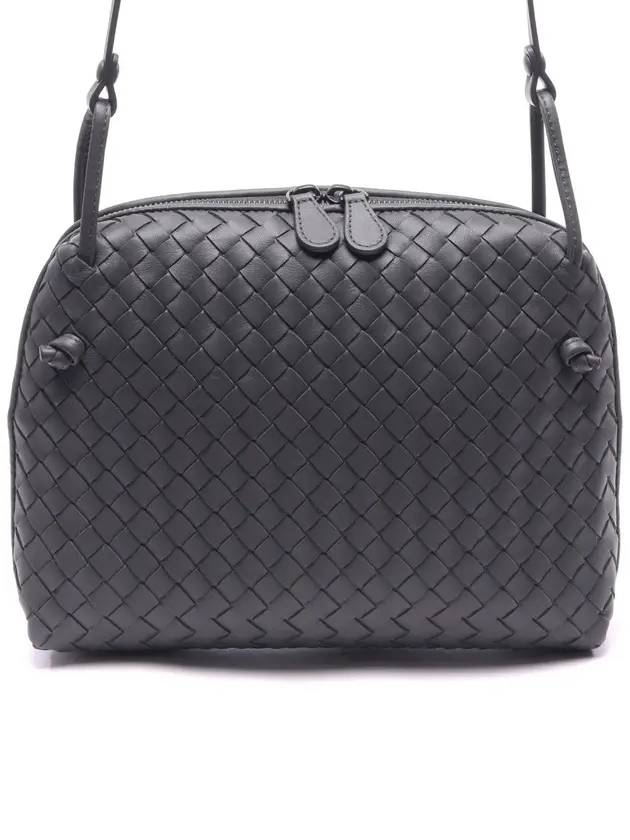 Bottega veneta Nodini Intrecciato Cross Bag Light Grey