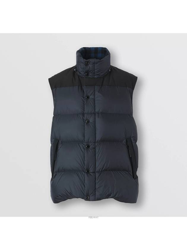 Burberry Detachable Sleeve Hooded Padding Navy