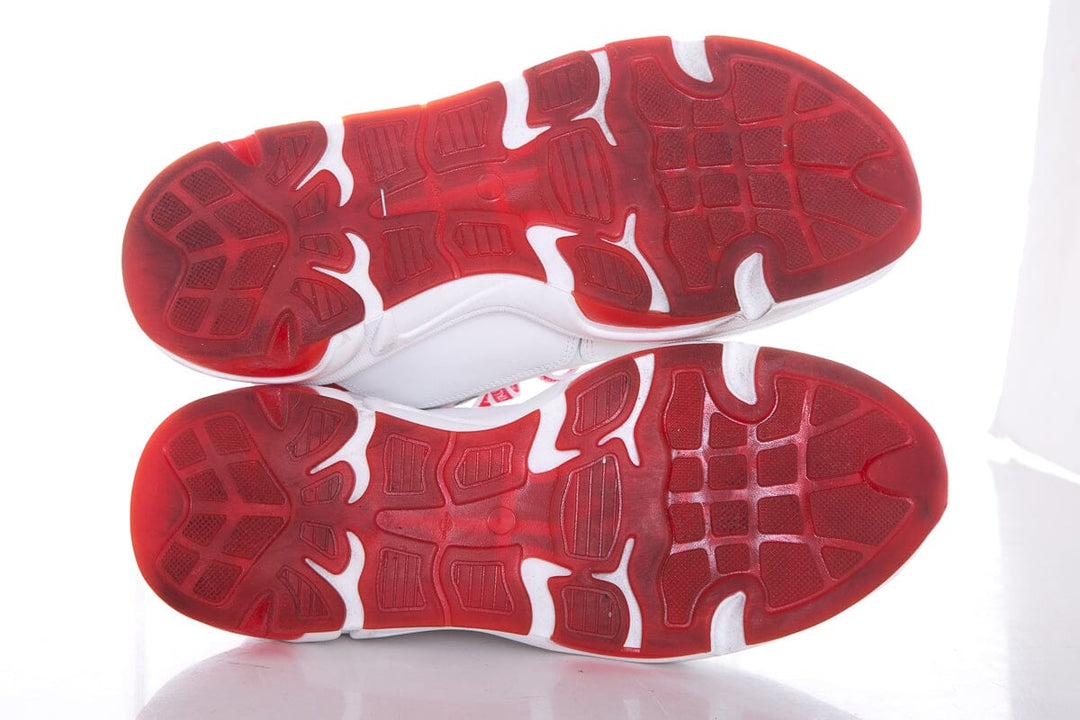 Valentino White And Red Sneakers SZ 9.5