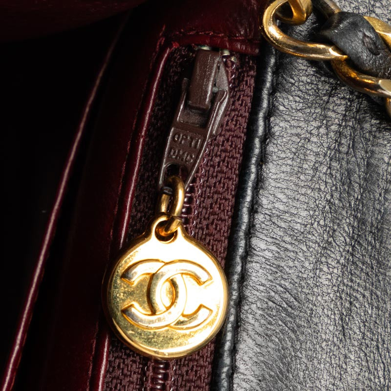 Top Quality Chanel Matrace 23 Cocomark Full Flap Chain  houlder Bag Black Leather  Chanel