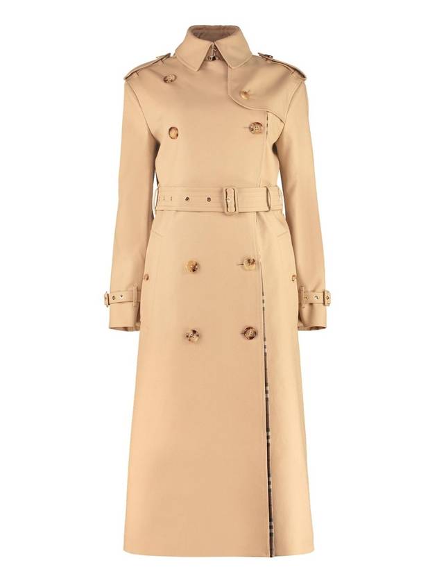 Burberry WoMen's Gabardine Loopback Trench Coat Beige