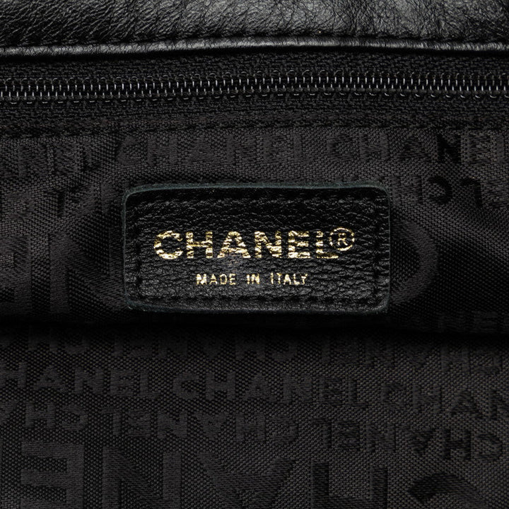 Top Quality Chanel Coco Chain Tote Bag Black Beige   Chanel