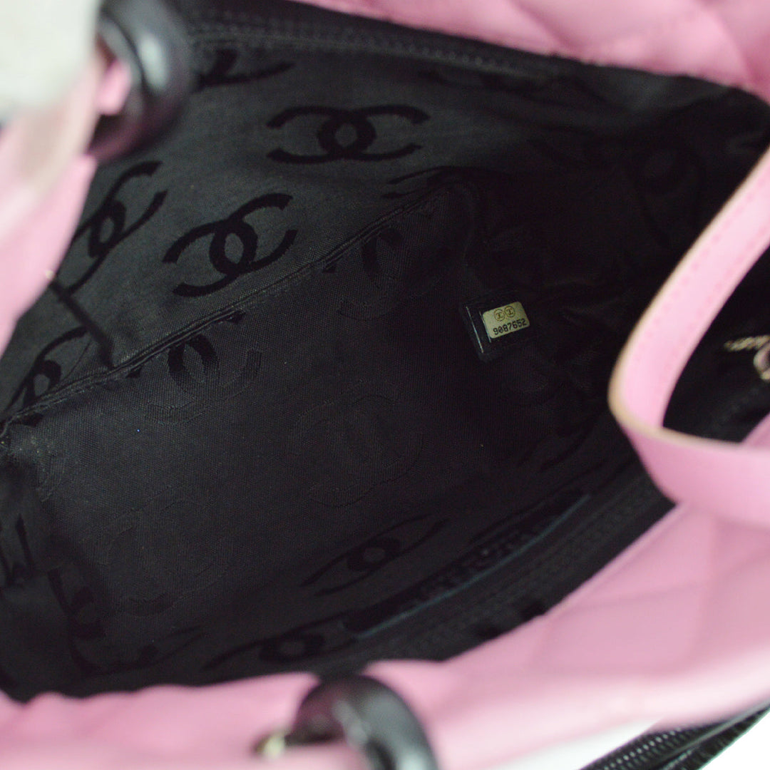 Top Quality Chanel Pink Calfskin Cambon Ligne Tote Handbag
