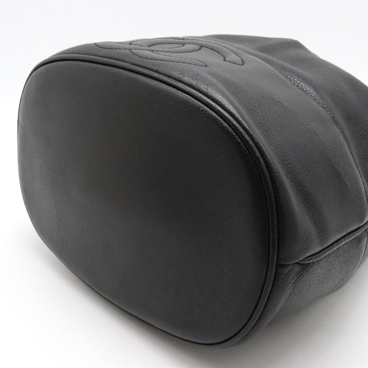 Top Quality Chanel Black Lambskin Bucket Shoulder Bag