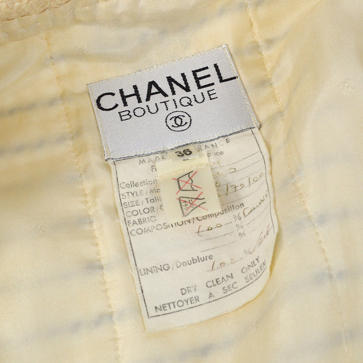 Top Quality Chanel Collarless Jacket Navy #36