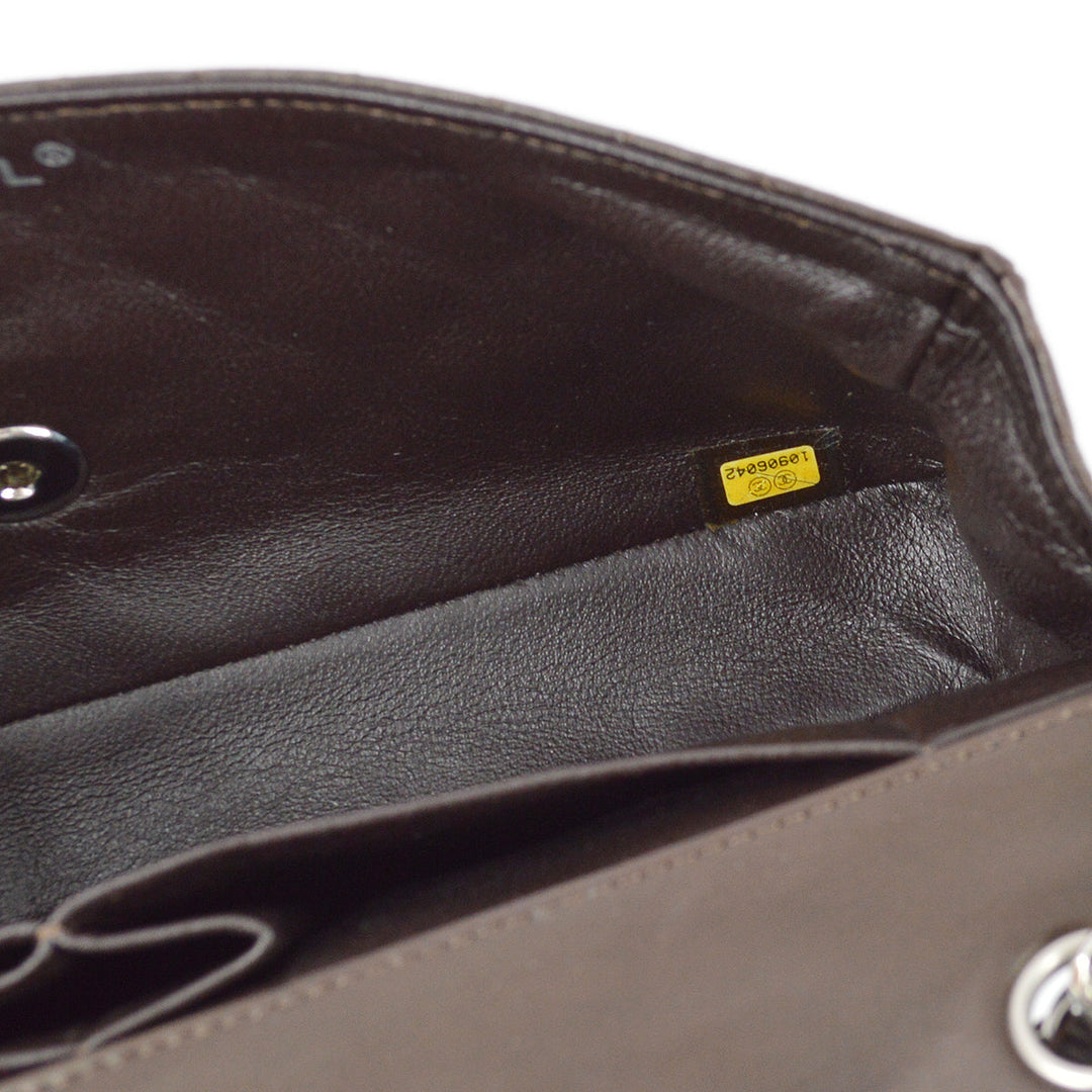 Top Quality Chanel Brown Lambskin East West Shoulder Bag