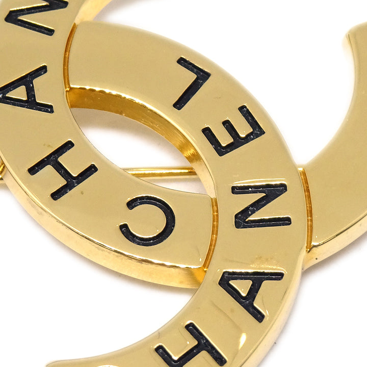 Top Quality Chanel CC Brooch Pin Gold 98P