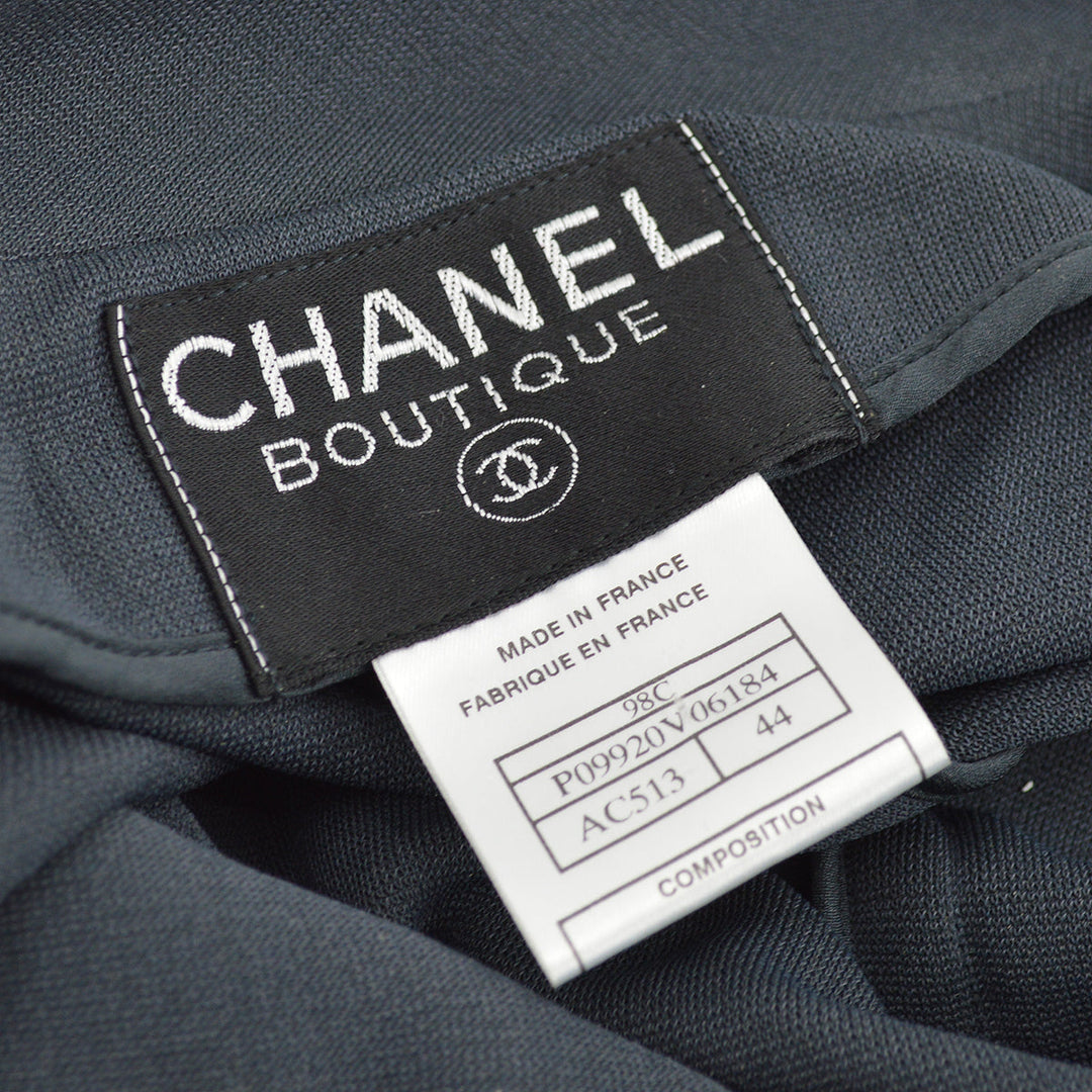 Top Quality Chanel Single Breasted Jacket Gray 98C #44