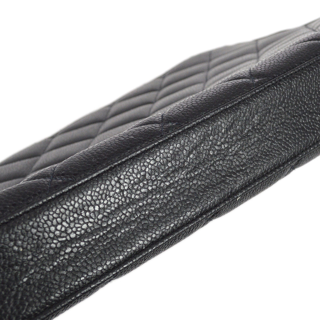Top Quality Chanel Black Caviar Briefcase Business Handbag
