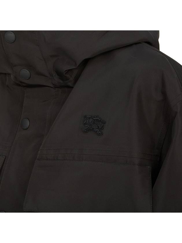 Burberry Patch Pocket Parka Black