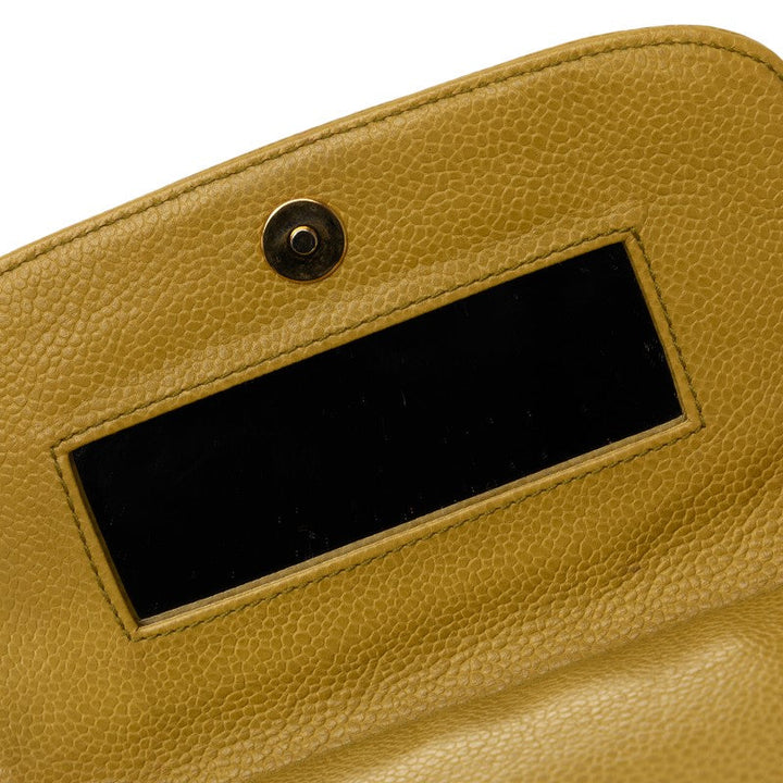 Top Quality Chanel Cocomark Porch Yellow Caviar   Chanel