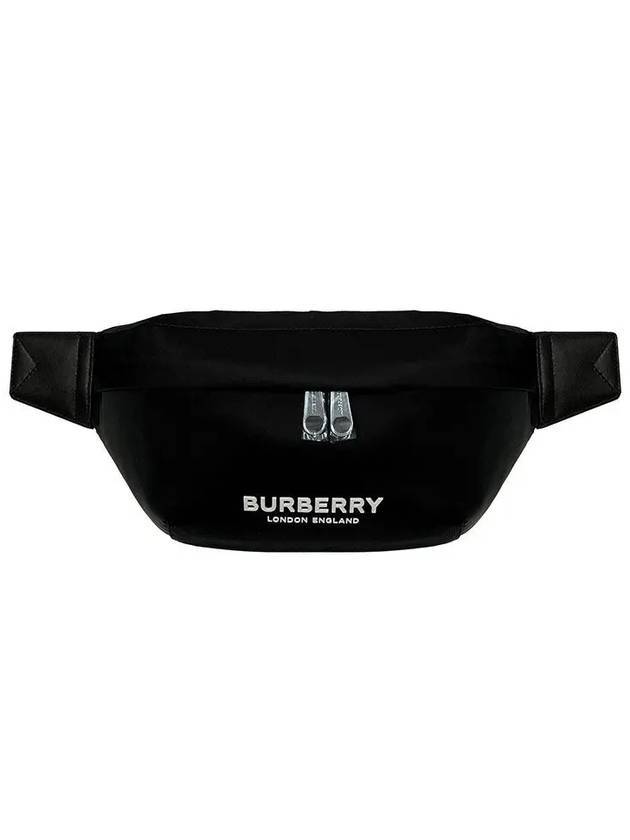 Burberry Logo Print Nylon Sonny Bum Belt Bag Black