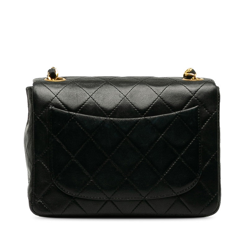 Top Quality Chanel Mini Flap Bag in Lambskin Black Ladies