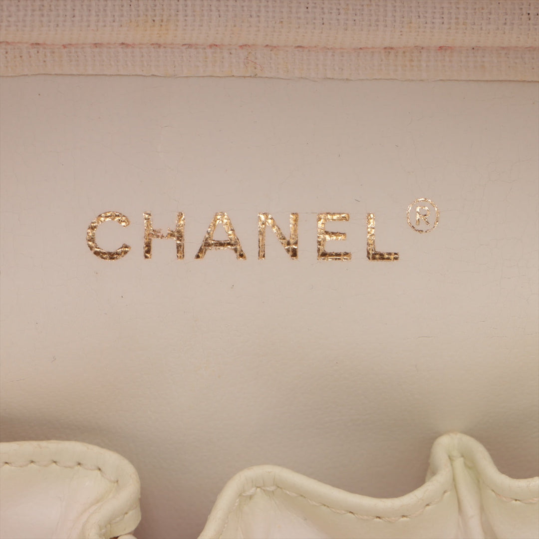 Top Quality Chanel Vanity Bag in Caviar Leather Orange