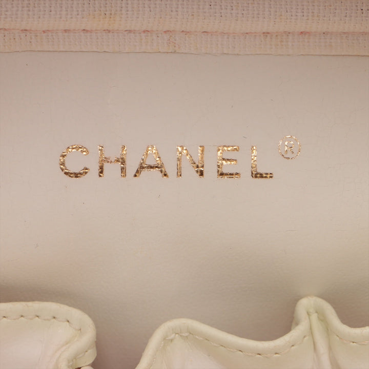 Top Quality Chanel Vanity Bag in Caviar Leather Orange