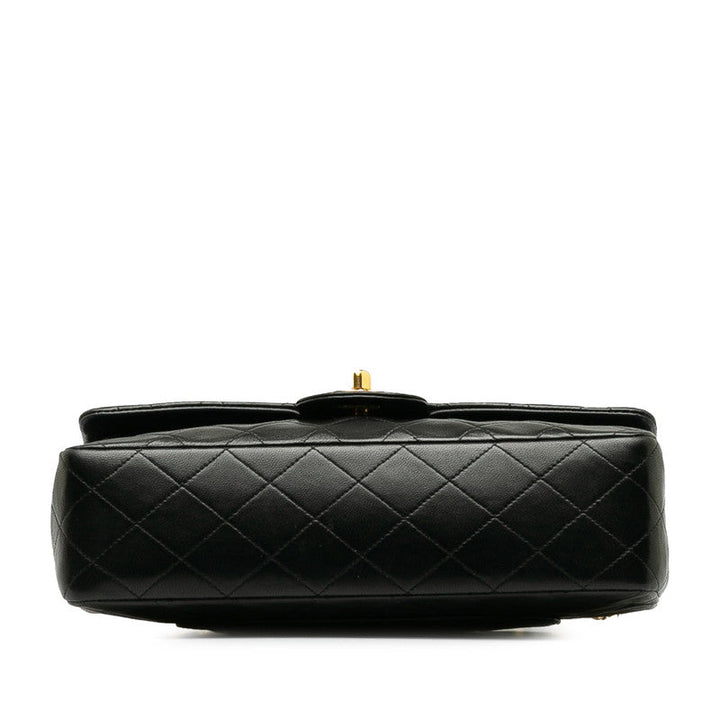 Top Quality Chanel Mattress Double Flat Chain houlder Bag No. 2 Black Gold   CHANEL