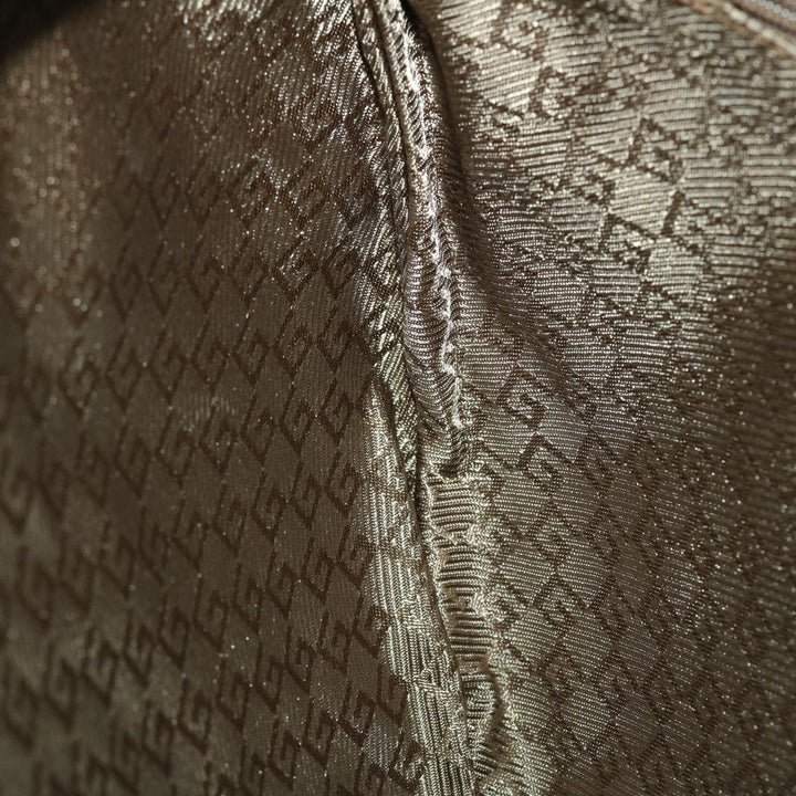 GUCCI Sherry Line Shoulder Bag Canvas Gold  ac1764