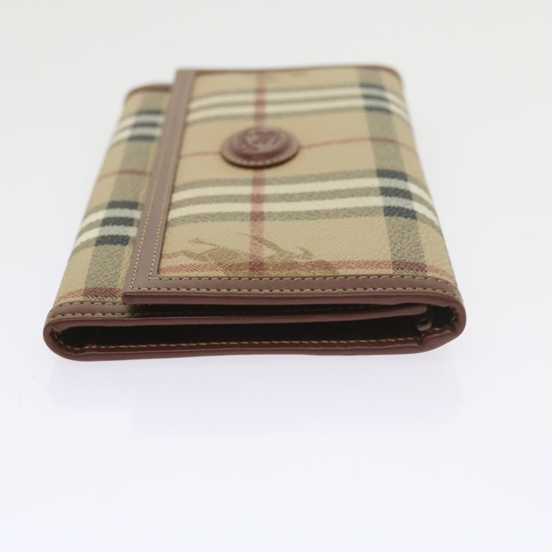BURBERRY Nova Check Clutch Key Case Wallet Leather 3set Black Auth Ac2238