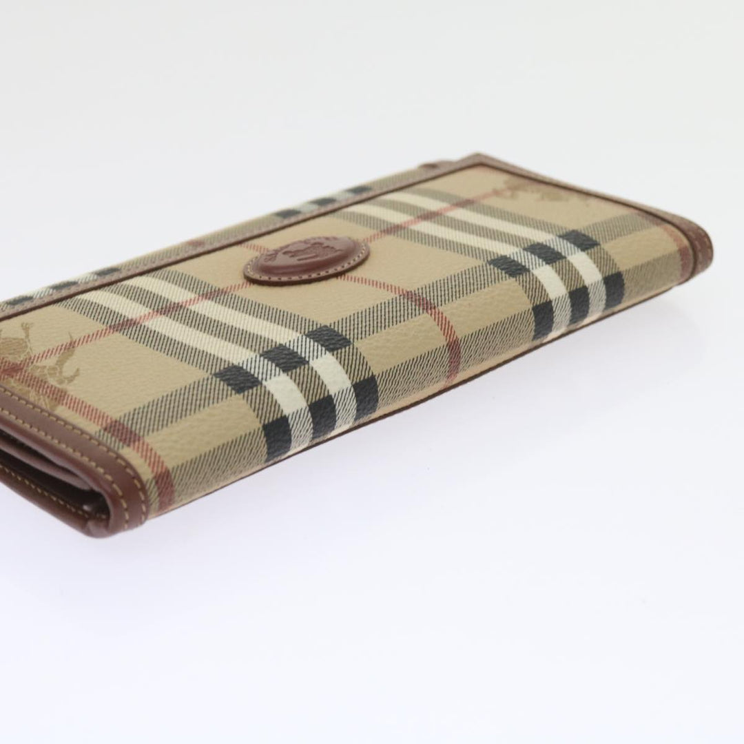 BURBERRY Nova Check Clutch Key Case Wallet Leather 3set Black Auth Ac2238
