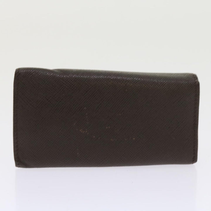BURBERRY Nova Check Clutch Key Case Wallet Leather 3set Black Auth Ac2238