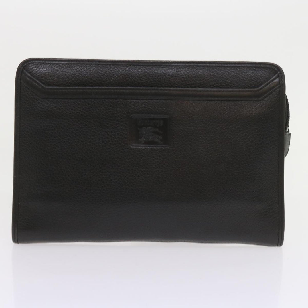BURBERRY Nova Check Clutch Key Case Wallet Leather 3set Black Auth Ac2238