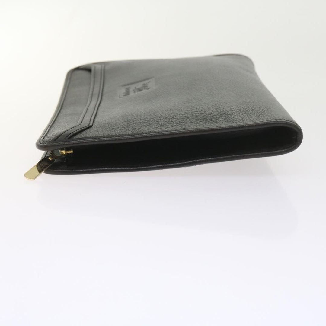 BURBERRY Nova Check Clutch Key Case Wallet Leather 3set Black Auth Ac2238