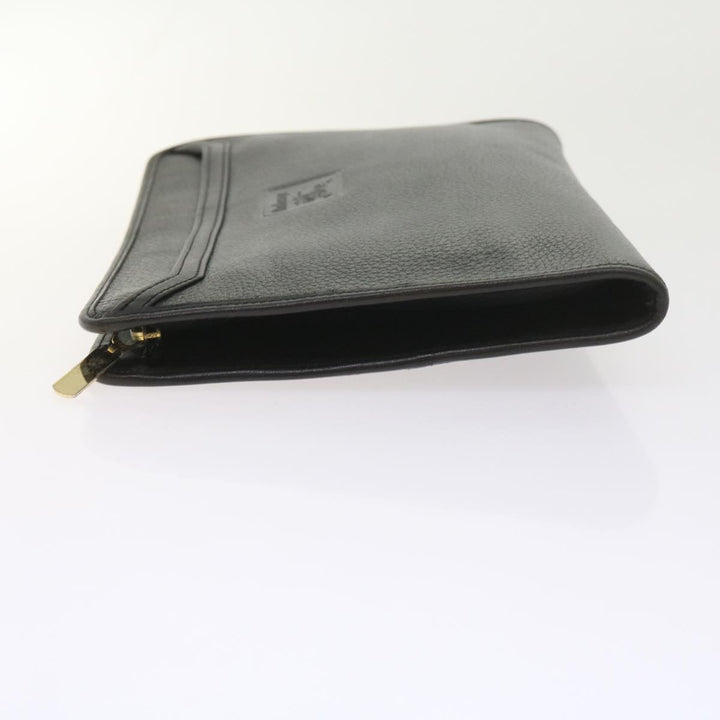 BURBERRY Nova Check Clutch Key Case Wallet Leather 3set Black Auth Ac2238