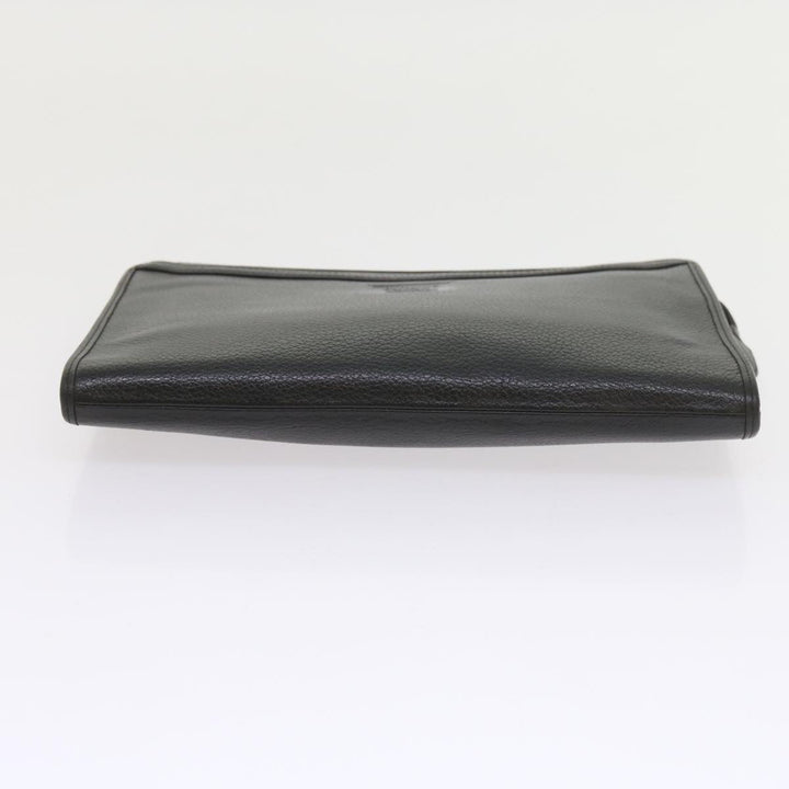 BURBERRY Nova Check Clutch Key Case Wallet Leather 3set Black Auth Ac2238