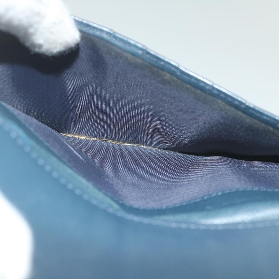 CHRISTIAN Top quality Dior Trotter Canvas Long Wallet Navy Auth ac2496