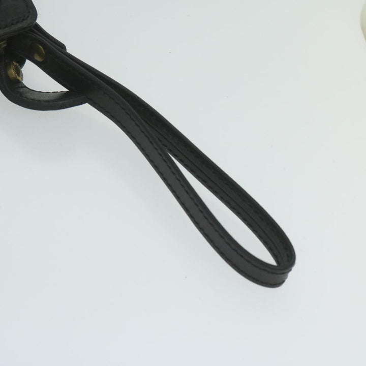 Top Quality BURBERRYSs Clutch Bag Leather Black Auth ac2560