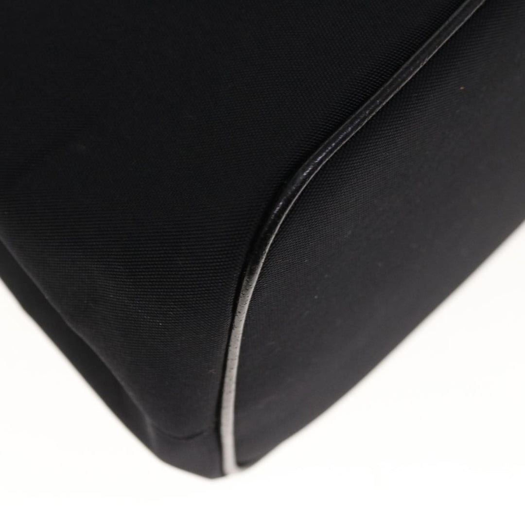 Burberry Hand Bag Nylon Black Auth ac2622